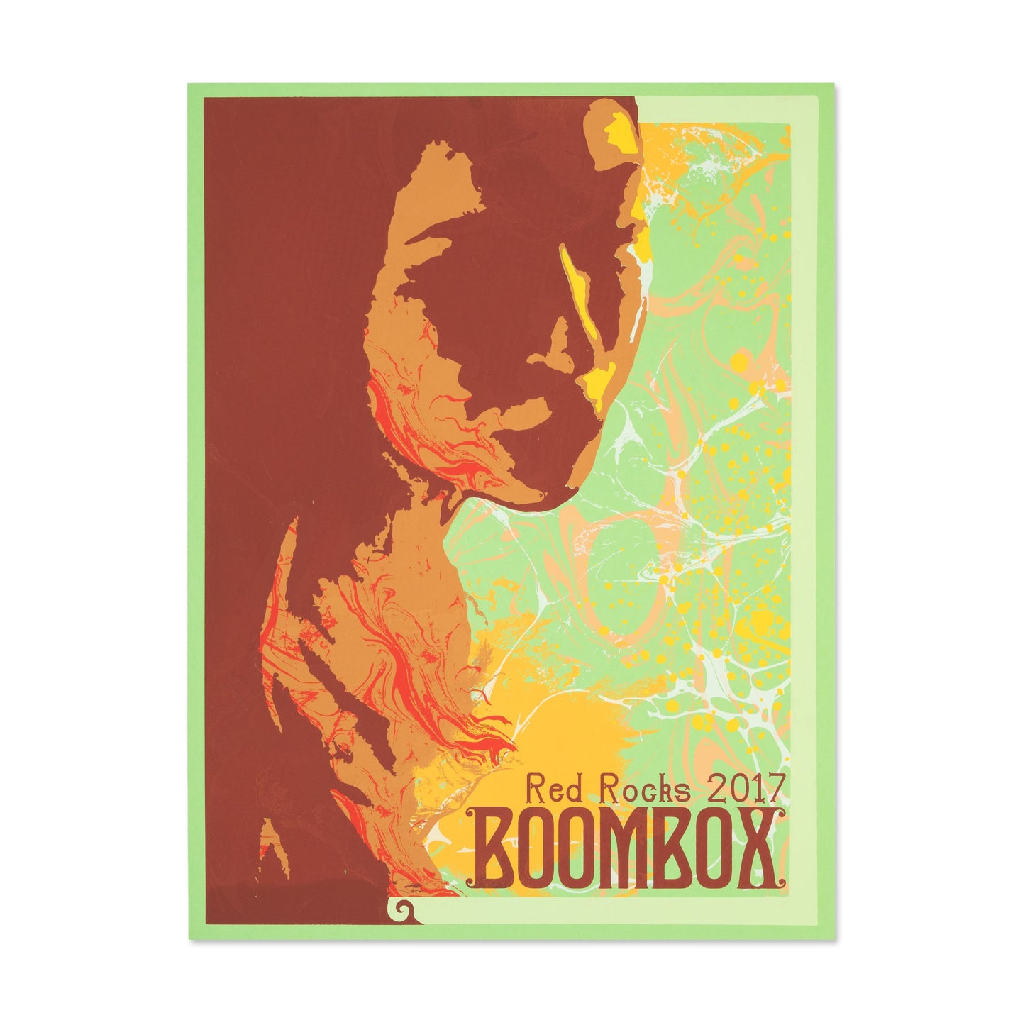BoomBox Red Rocks 2017 Poster