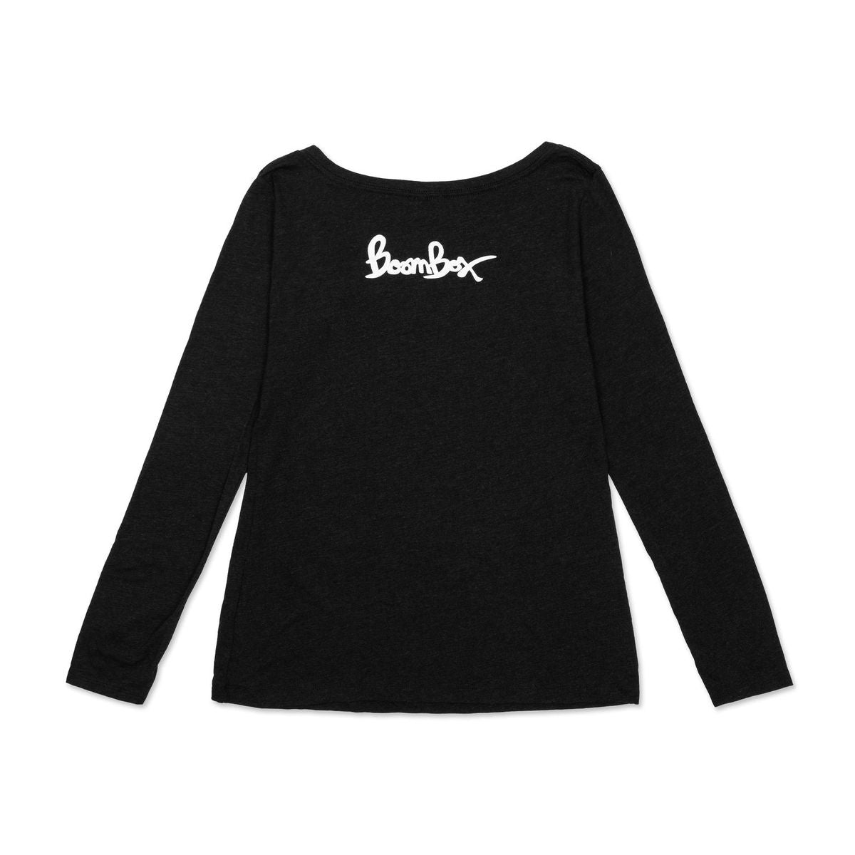 BoomBox Vintage Longsleeve T-Shirt - Black