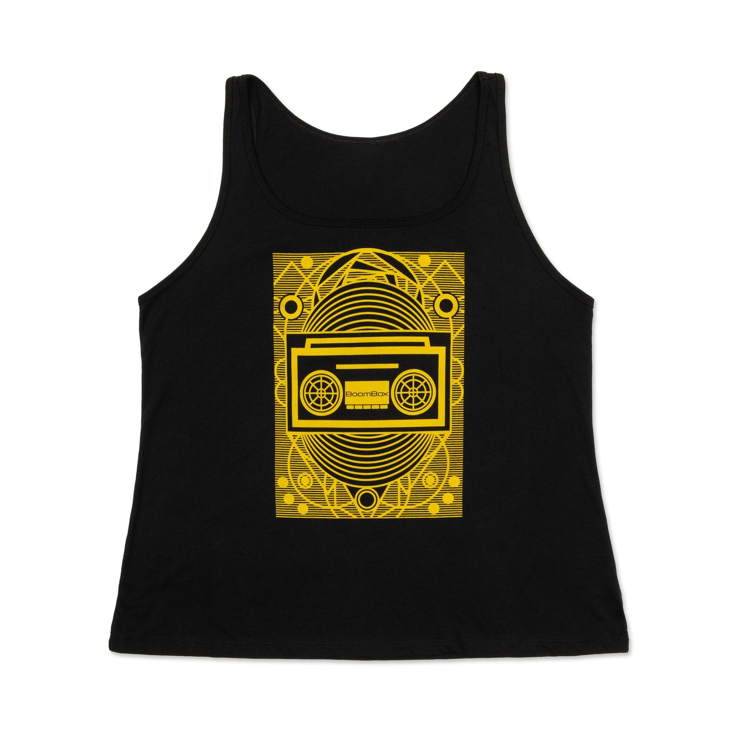 BoomBox Logo Racerback Tank - Black